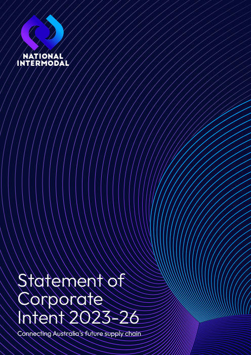 Statement of Corporate Intent 2023-26 Cover